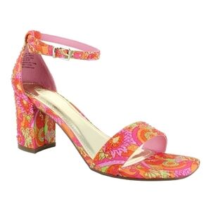 Vibrant Pink and Orange Women's Heels Size 13 NWOB